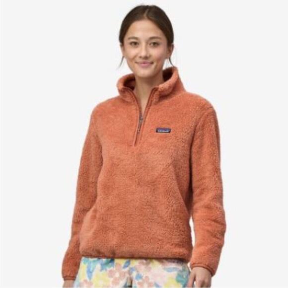 Patagonia Los Gatos Quarter Zip Fleece Pullover Rusty Orange Size Small Women’s - Picture 1 of 11